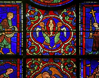 Szene aus dem Leben des heiligen Martin, Kathedrale von Chartres